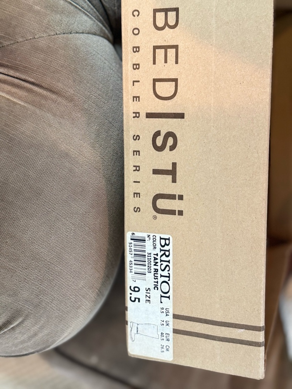 Bed STU Bristol Tall Riding Boots in Tan Rustic - Picture 7 of 7